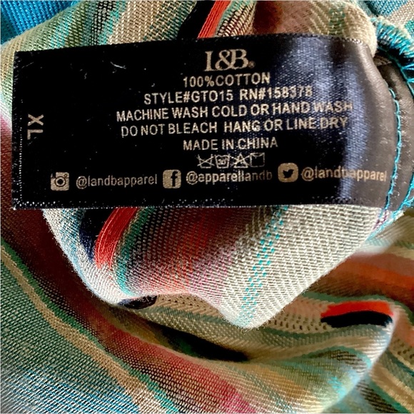 Lucky & Blessed Sleeveless Western Button Down Shirt Women’s Size XL Top - Picture 8 of 13